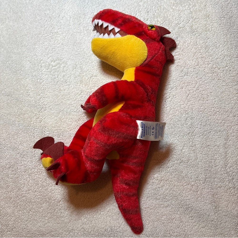 Build-A-Bear Red Raptor Plush - Picture 2 of 3